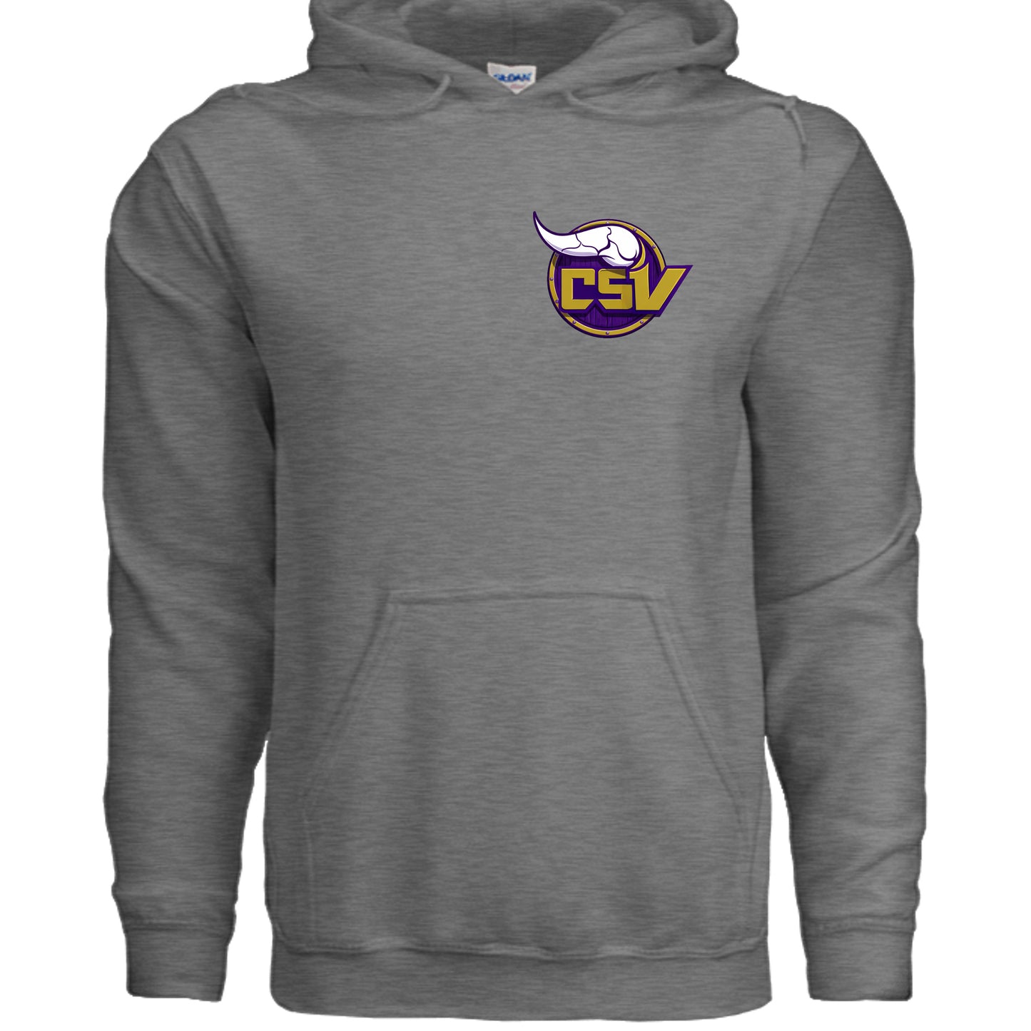 GRAPHITE HEATHER - G185 - FRONT