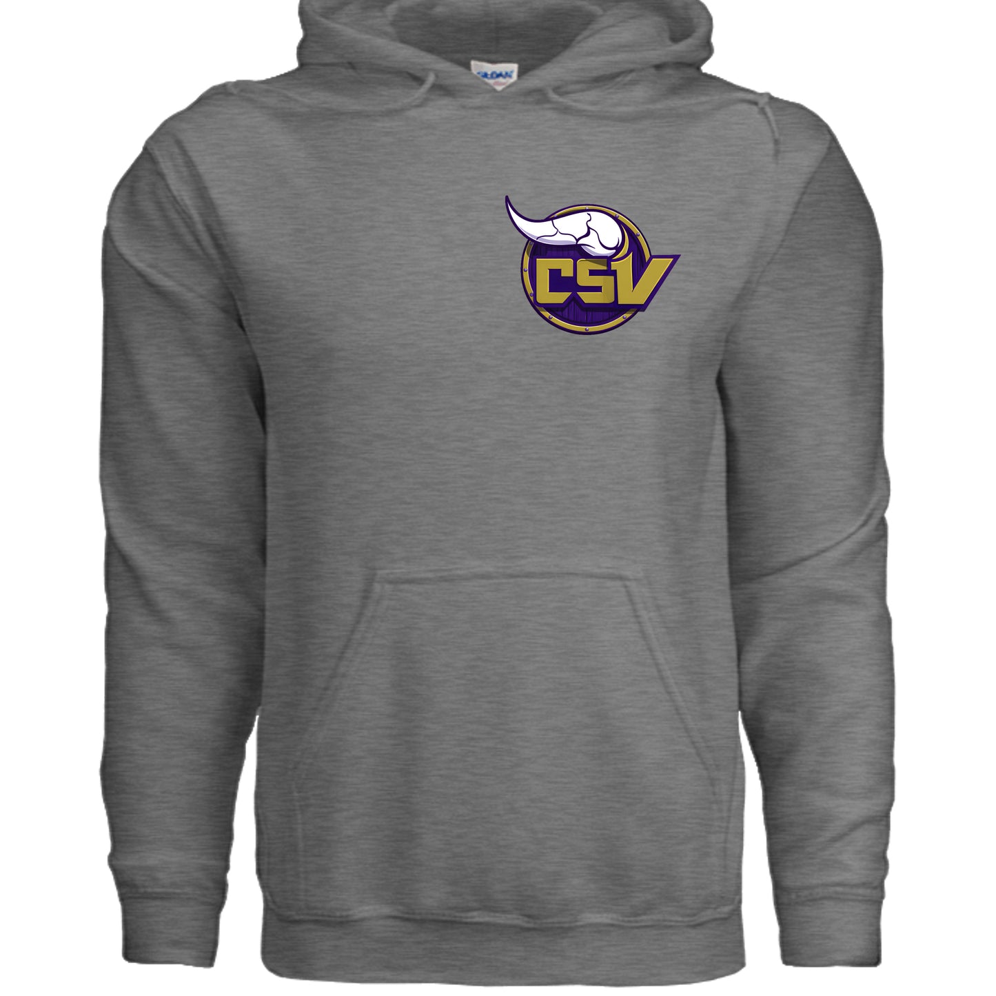 GRAPHITE HEATHER - G185 - FRONT